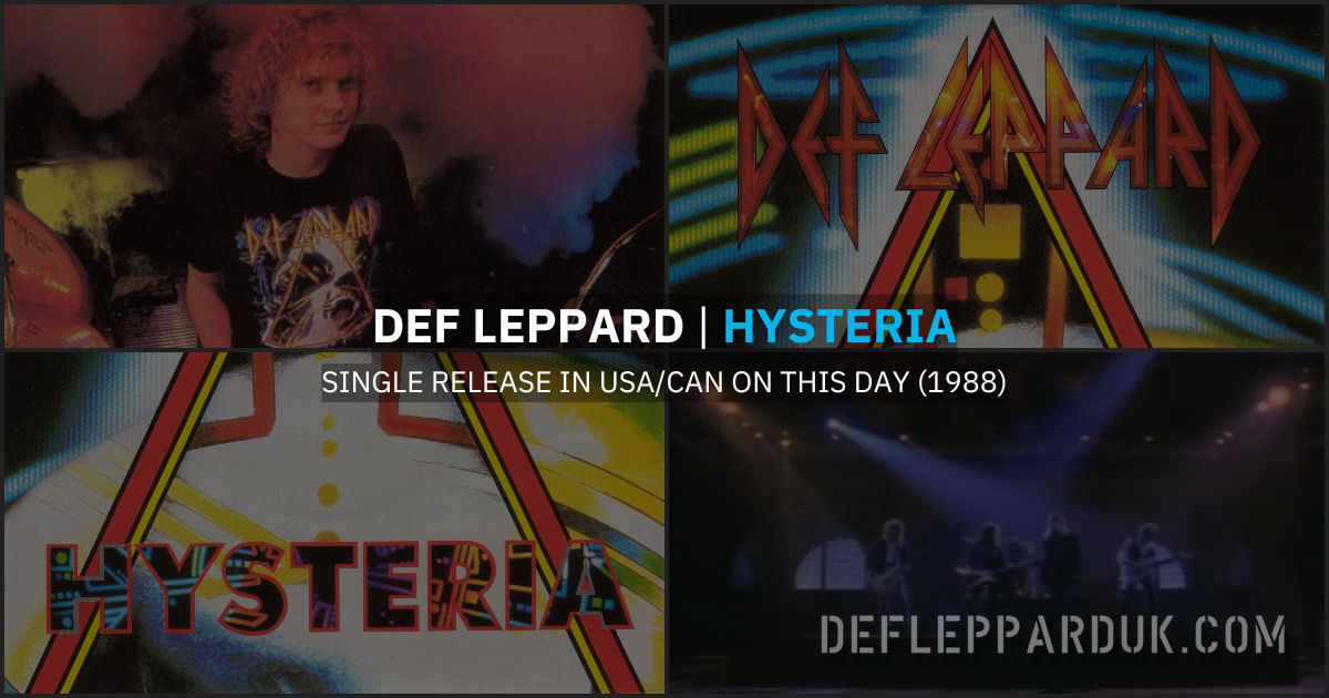 Def Leppard 1987.
