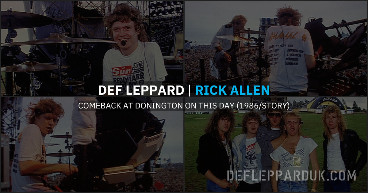 Rick Allen 1986. Rick Allen 1986.