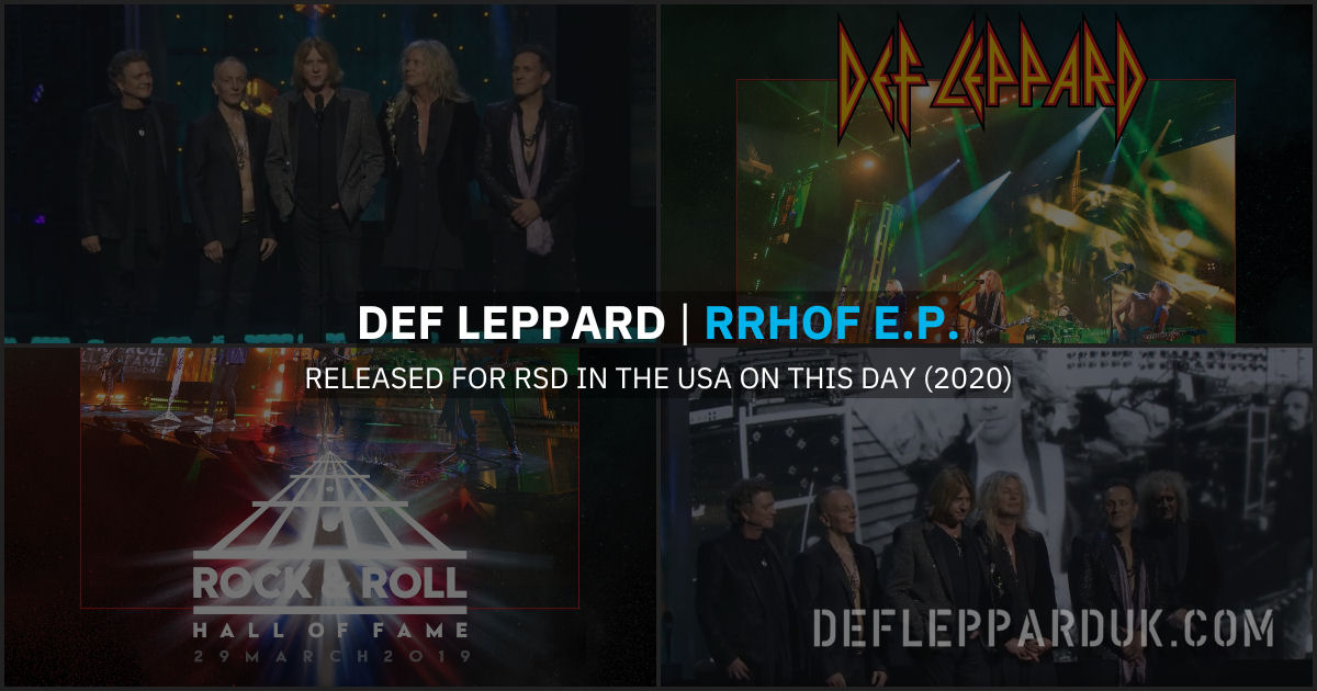 Def Leppard 2020.