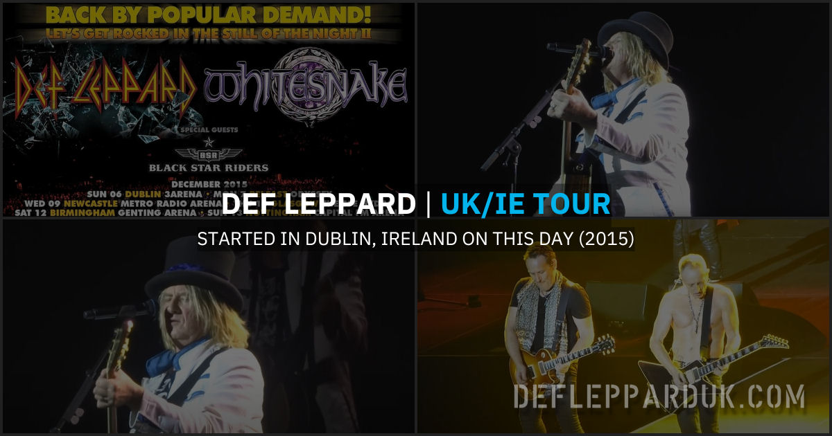 Def Leppard 2015.