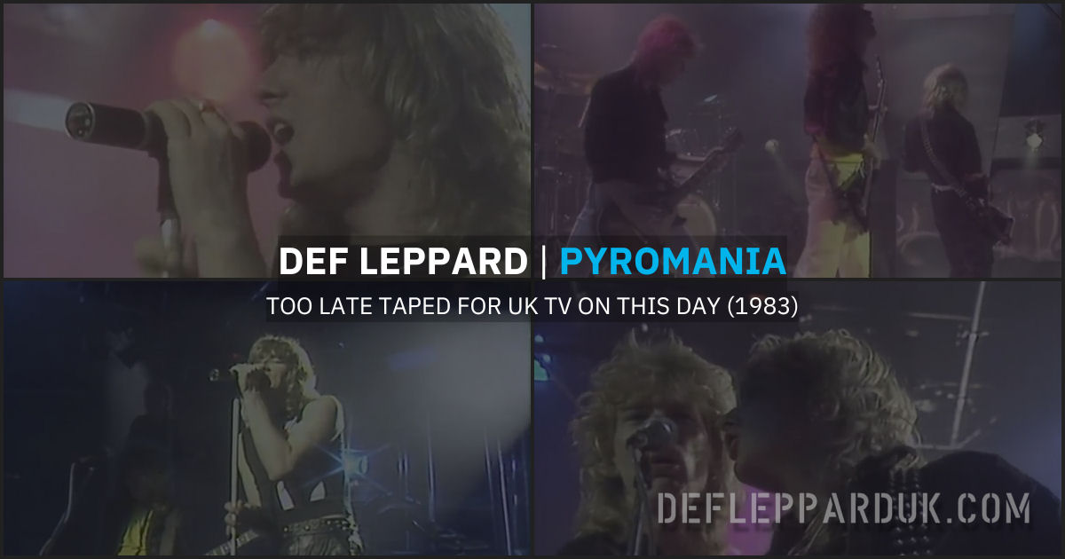 Def Leppard 1983.