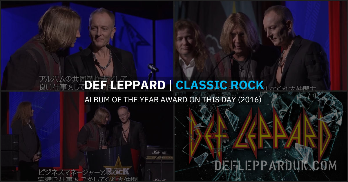 Def Leppard 2016.