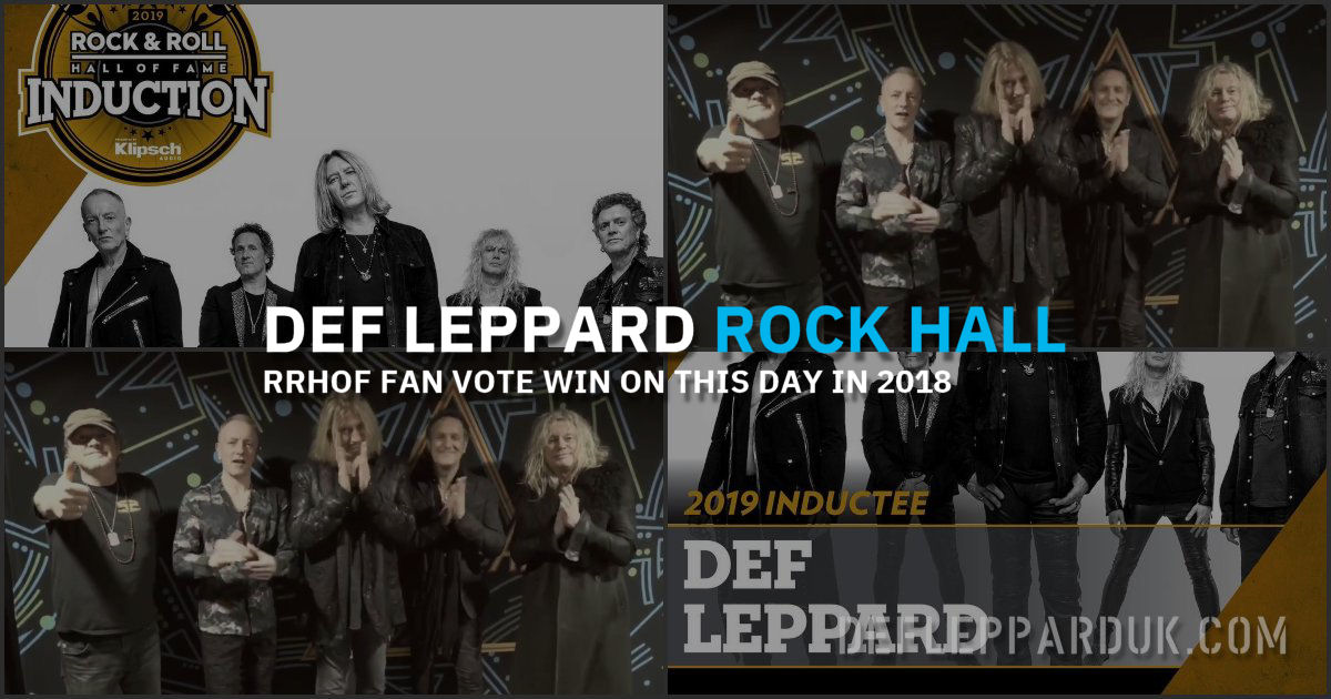 Def Leppard 2018.
