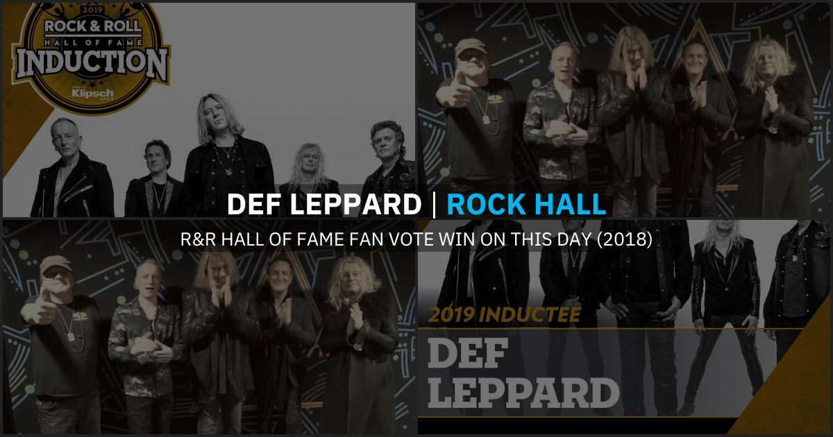 Def Leppard 2018. Def Leppard 2018.