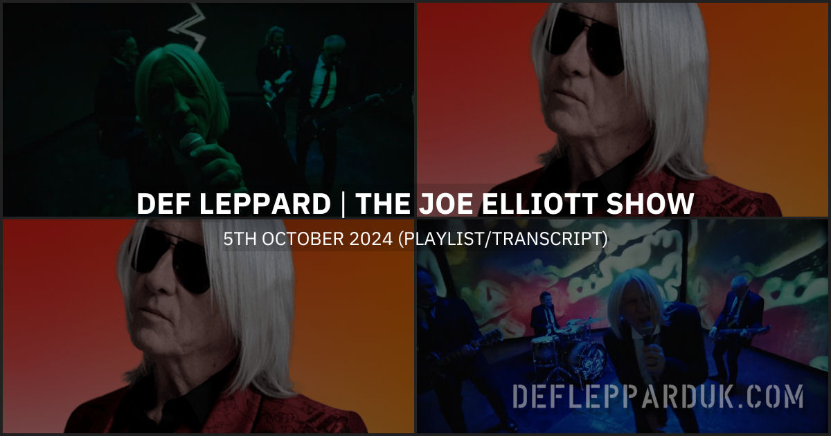Joe Elliott 2024.