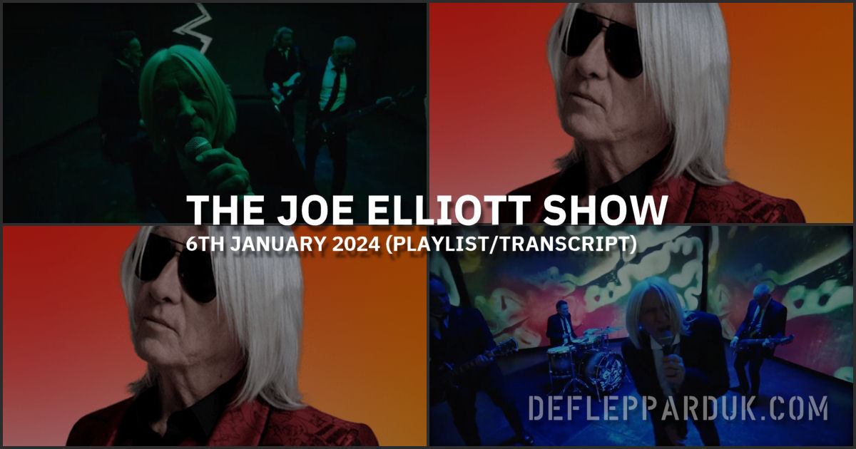 Joe Elliott 2024.