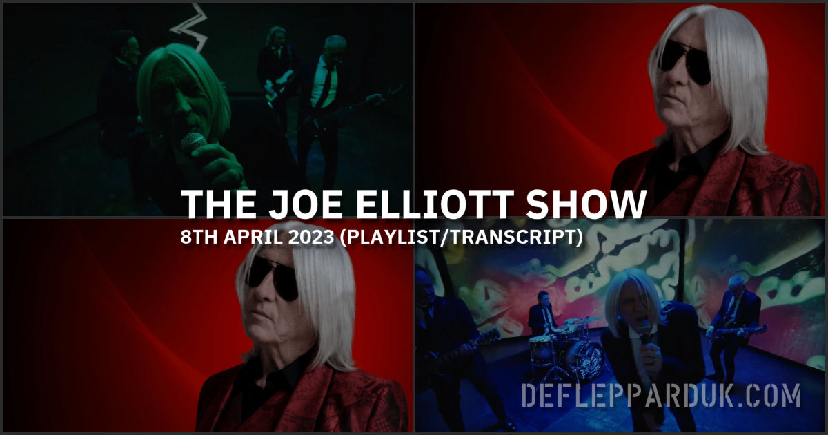 Joe Elliott 2023.