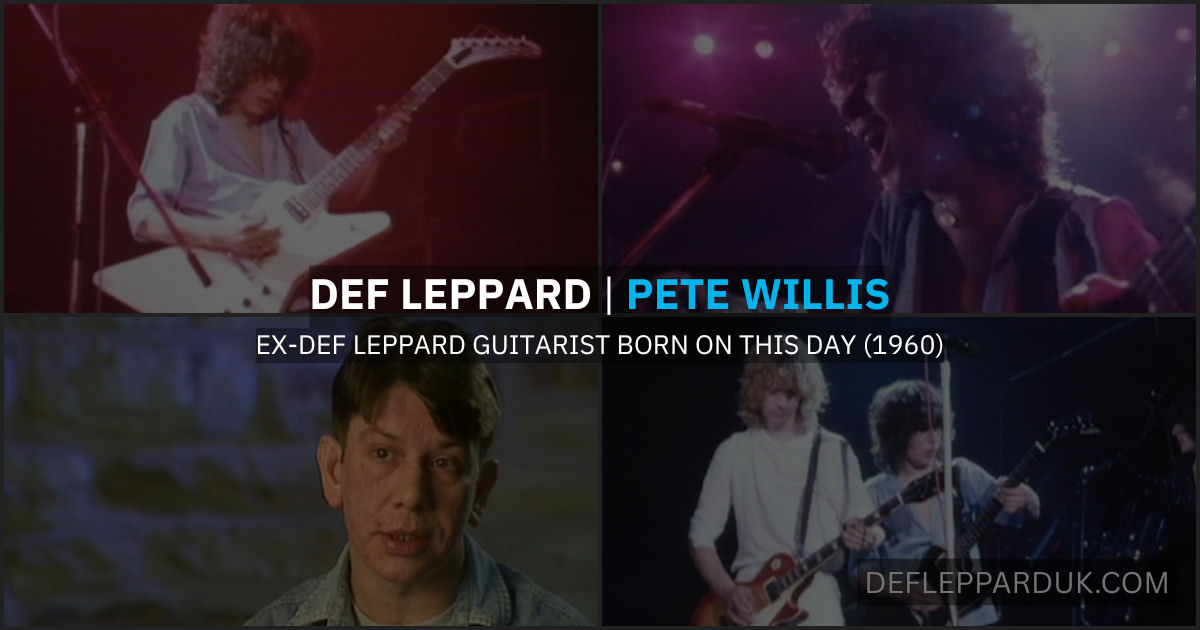 Def Leppard Pete Willis.