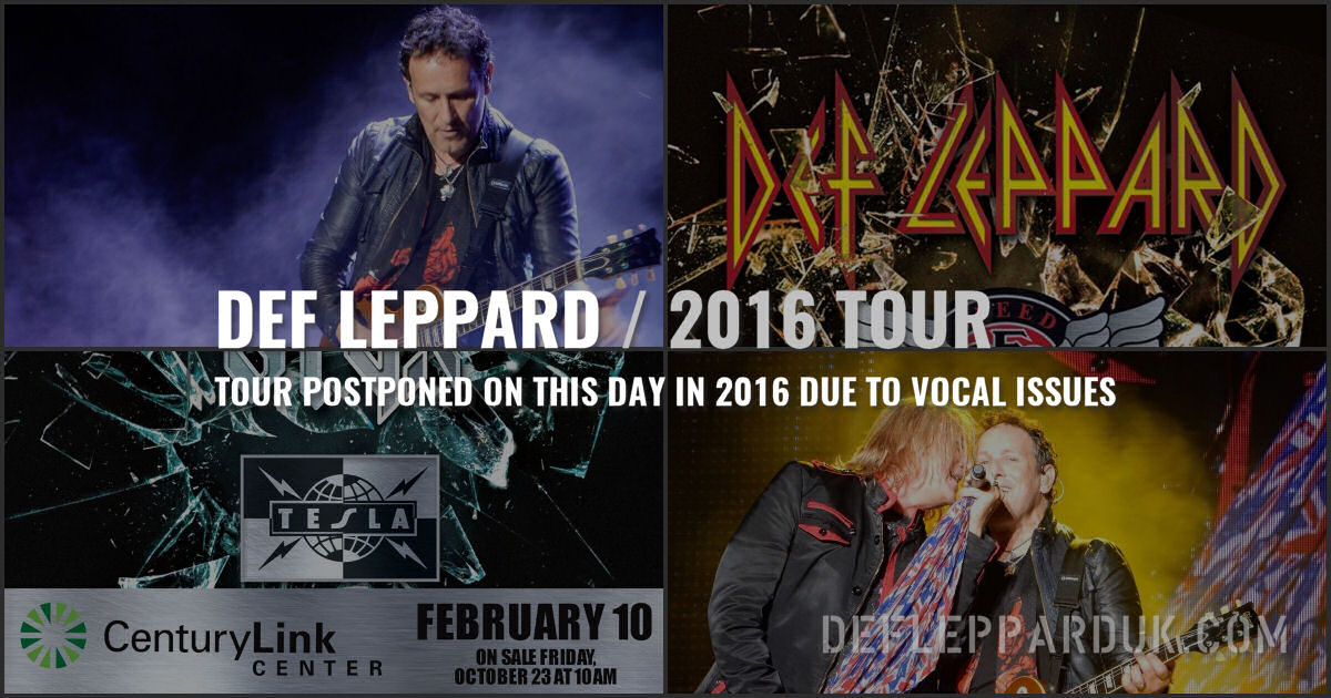 Def Leppard 2016.
